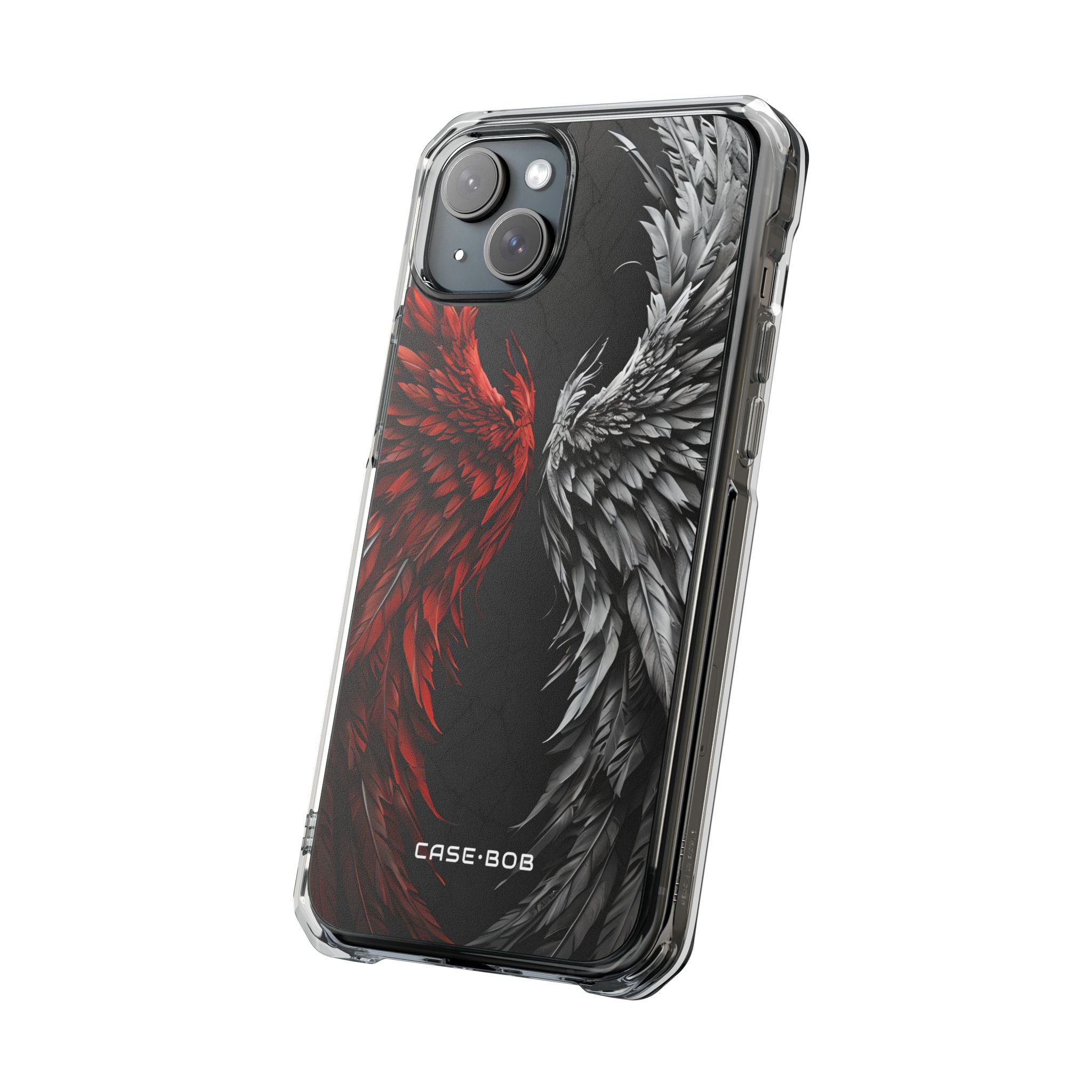Crimson White Wings iPhone 15 Plus Case - Impact