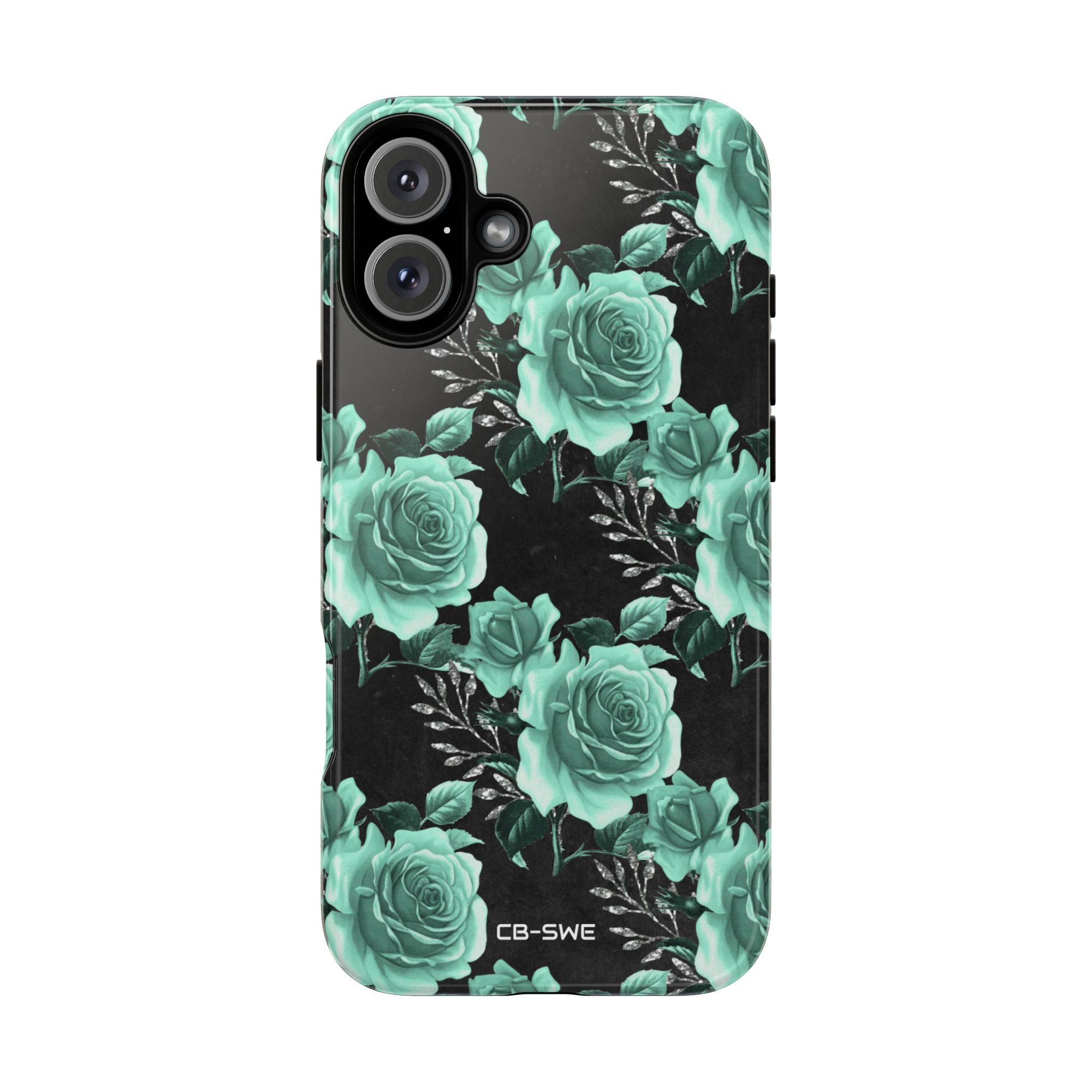 Turquoise Rose Symphony - iPhone Case