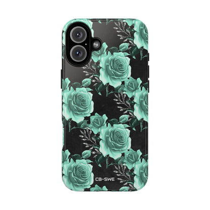 Turquoise Rose Symphony - iPhone Case