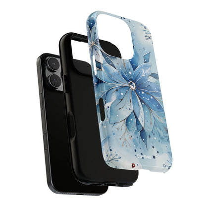 Floral Frost Embrace - iPhone Case