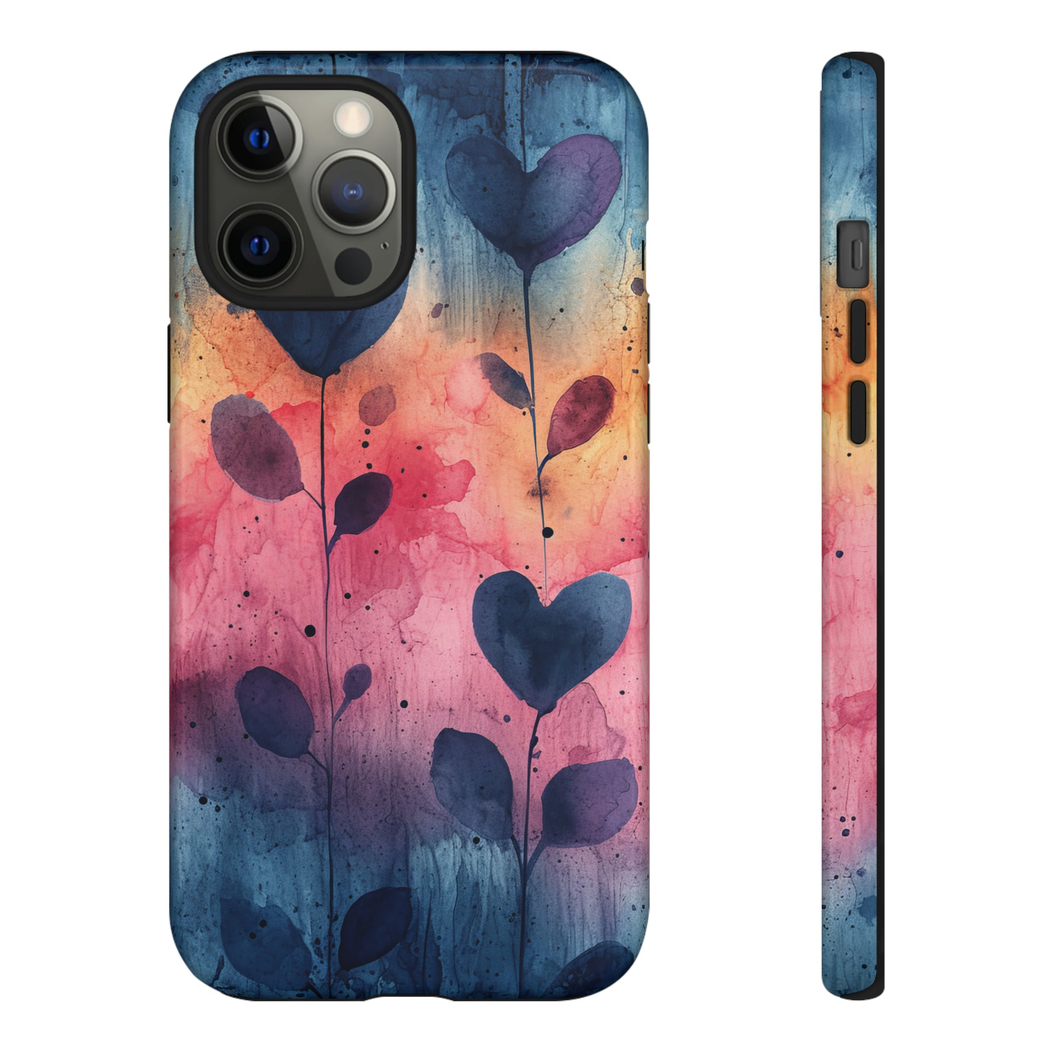 Heartfelt Pastel Mosaic - Protective Phone Case