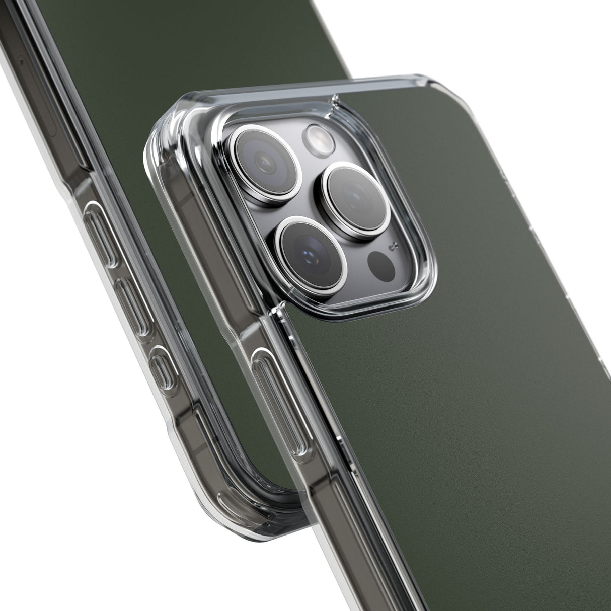 Kombu Green | Handyhülle für iPhone (Clear Impact Case – magnetisch) 