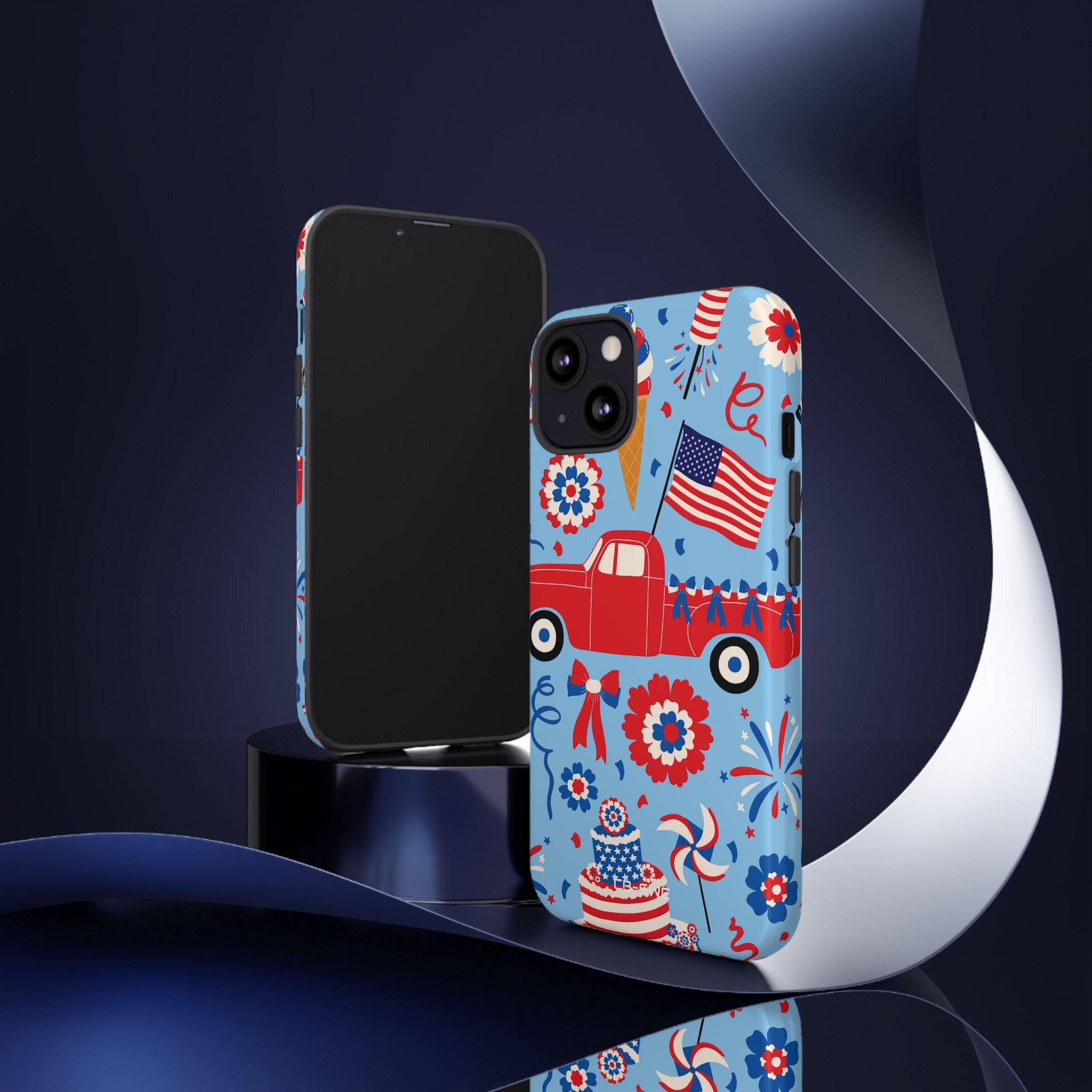 Festive Truck Parade - iPhone Case