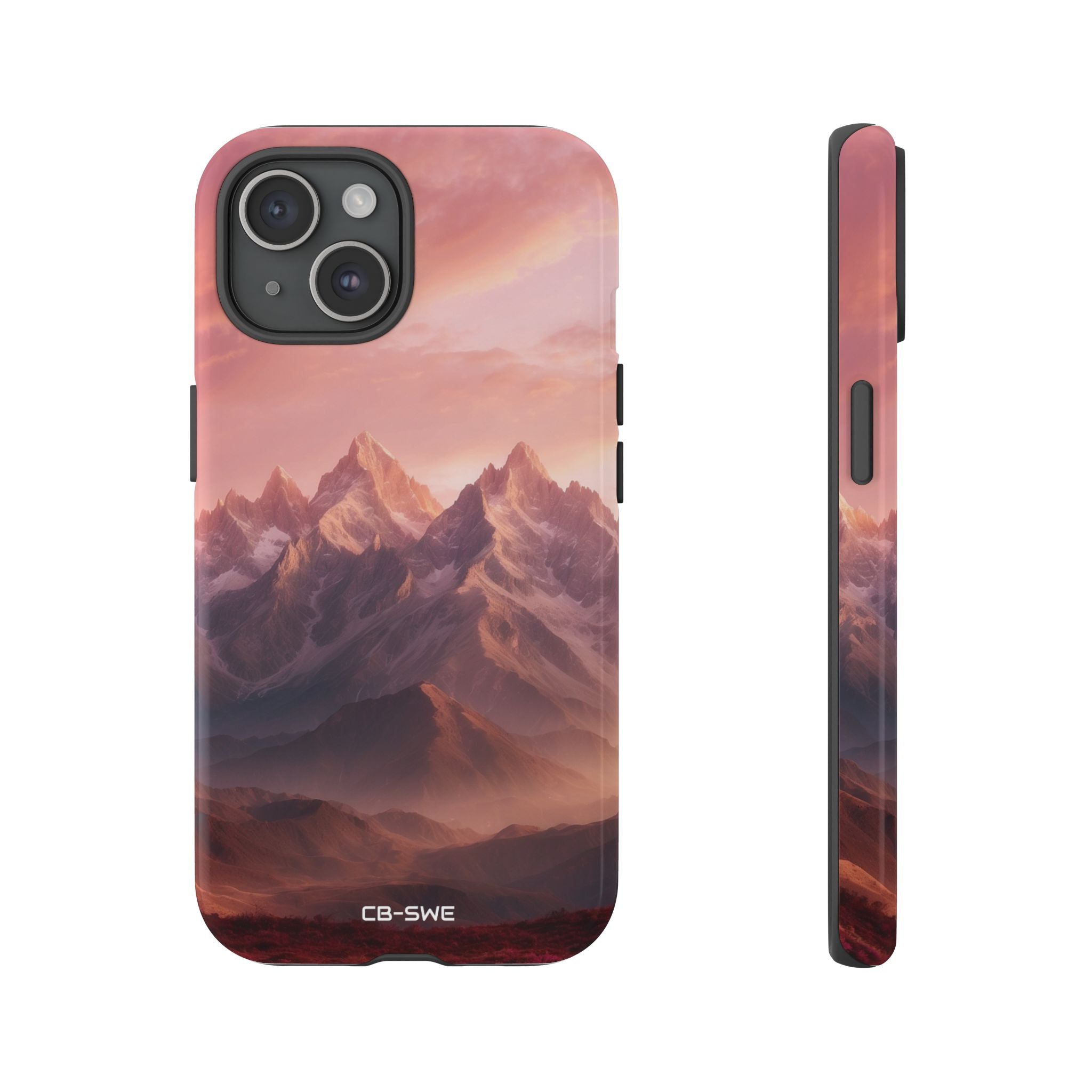 Vibrant Peaks Emerge - iPhone Case