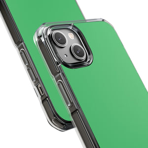 Emerald Green | Phone Case for iPhone (Clear Impact Case - Magnetic)