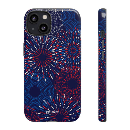 Fireworks Burst Bright - iPhone Case
