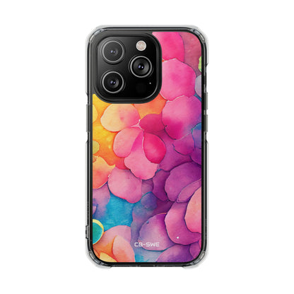 Vibrant Petal Fusion iPhone Case - Impact