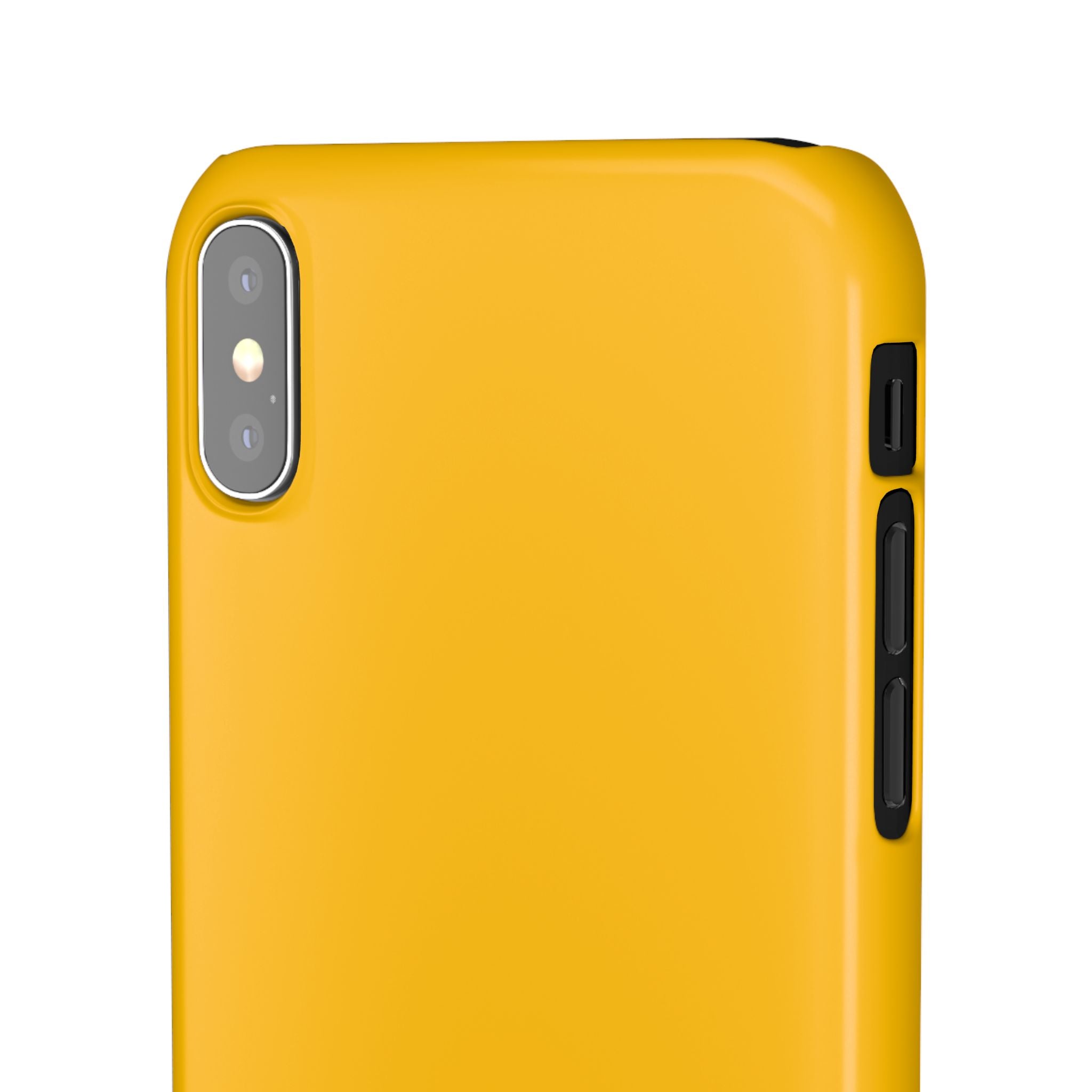 Amber Yellow - Slim iPhone X Phone Case