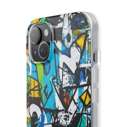 White Ripple Drift iPhone 15 Plus Case - Soft