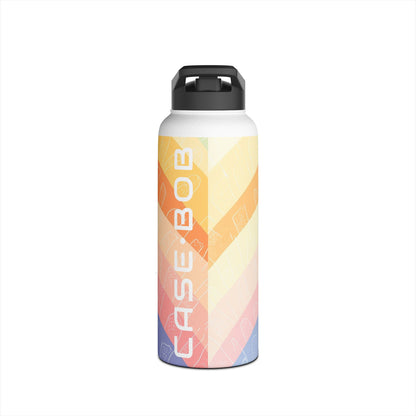 Pastel Rainbow Glow - Stainless Steel Water Bottle