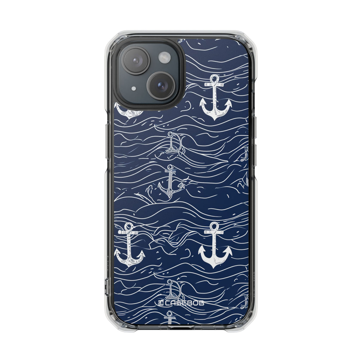 Nautical Serenity - Phone Case for iPhone (Clear Impact - Magnetic)