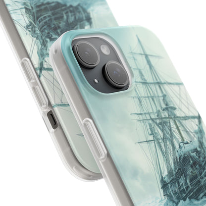Icebound Ship iPhone 15 Case - Soft