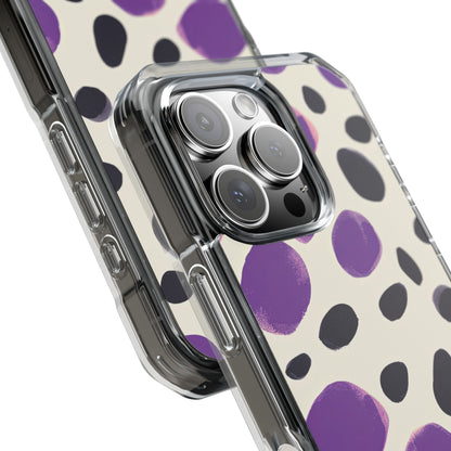 Purple Pebble Dance iPhone 16 - Impact Clear+