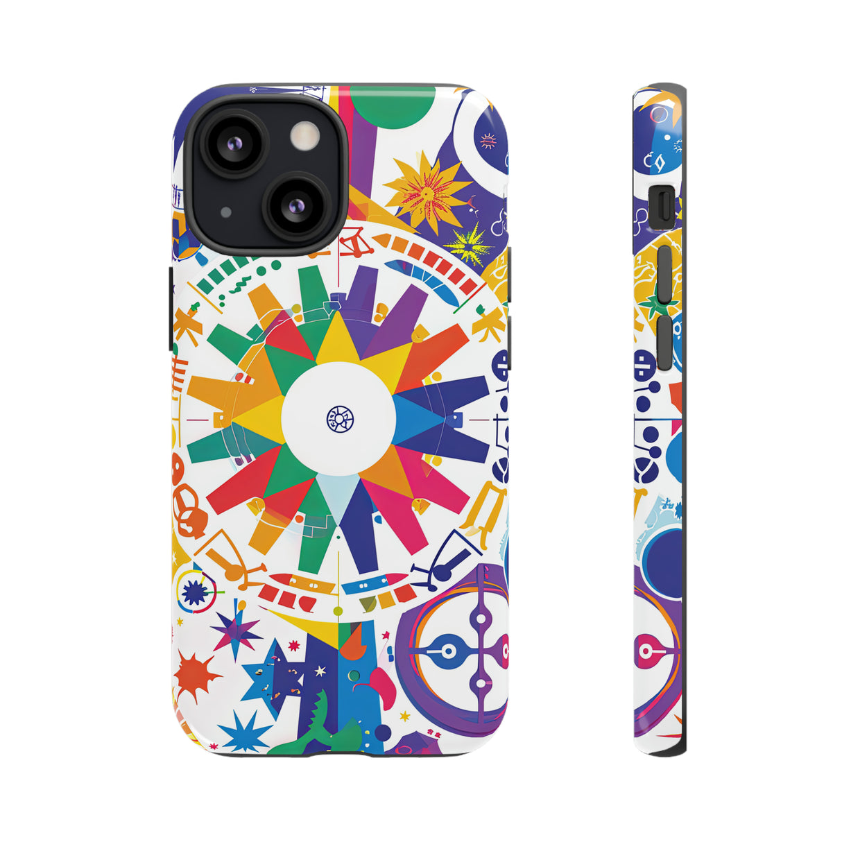 Celestial Horoscope Whirl - Protective Phone Case