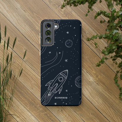 Cosmic Doodle Adventure | Biodegradable Phone Case