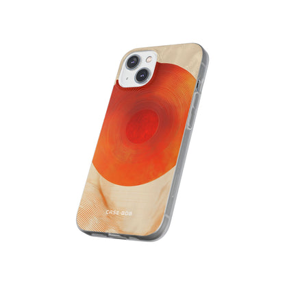 Sunburst Swirl iPhone 14 Case - Soft