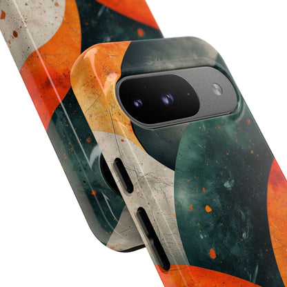 Crimson Wave Google Pixel 9 Case - Tough