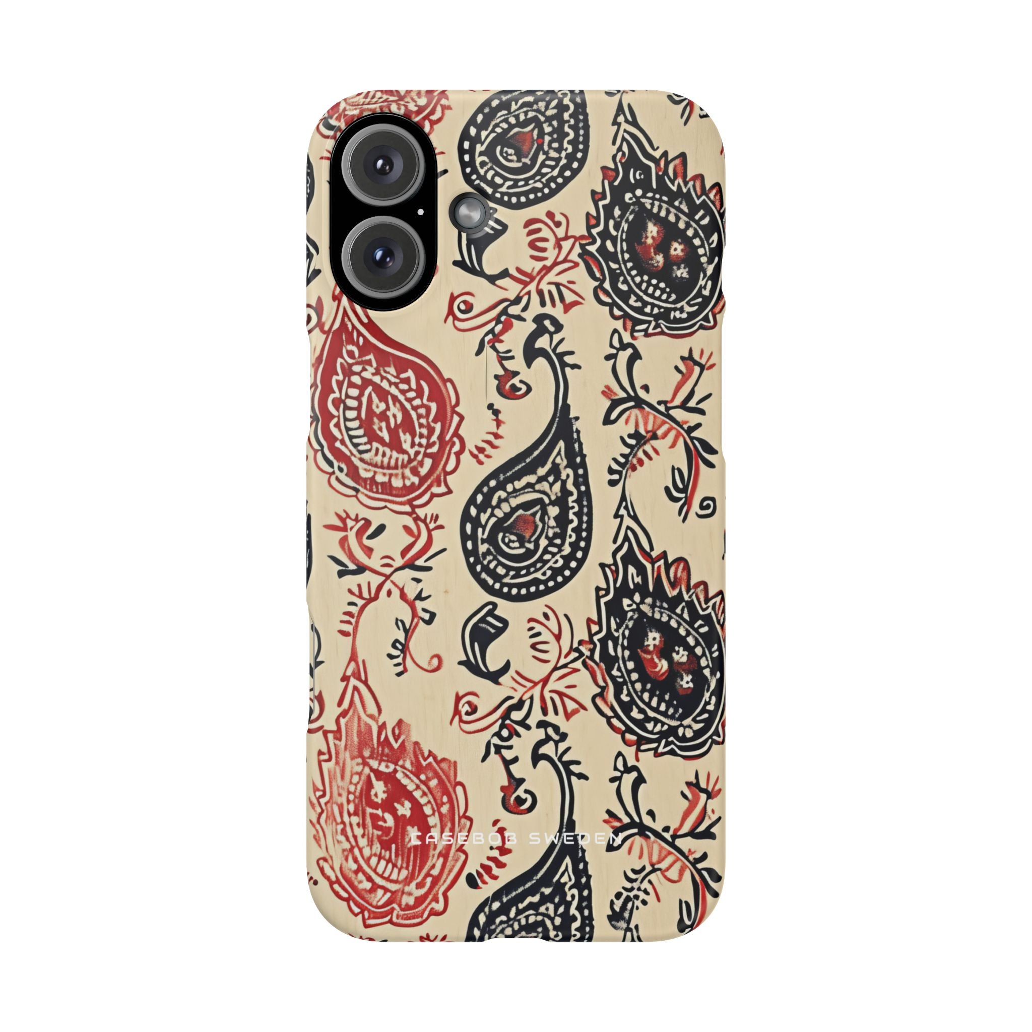 Vintage Paisley Elegance iPhone 16 - Slim Phone Case