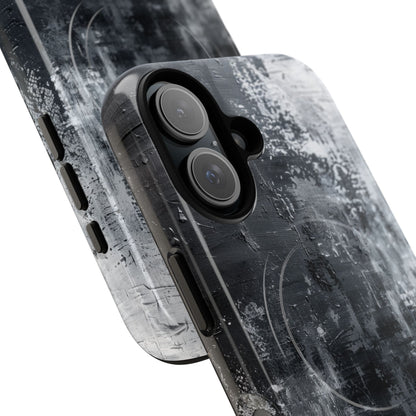 Textured Blackscape iPhone 16 Case - Tough+