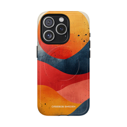 Sunburst Waves - Tough + MagSafe® iPhone 15 Phone Case