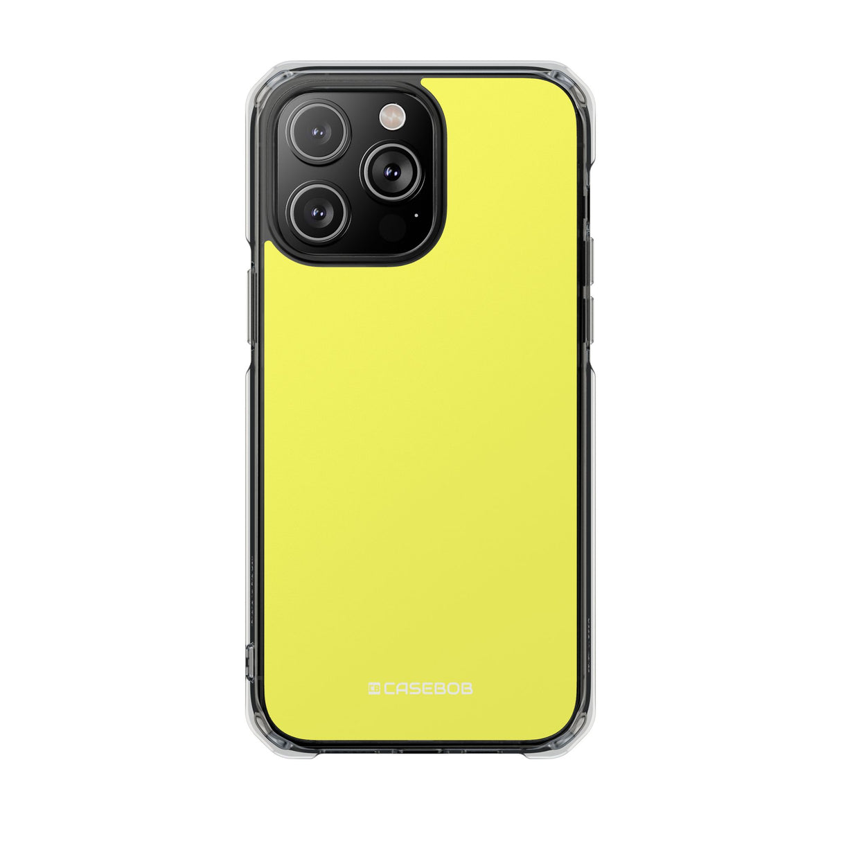 Laser Lemon | Handyhülle für iPhone (Clear Impact Case - Magnetisch) 