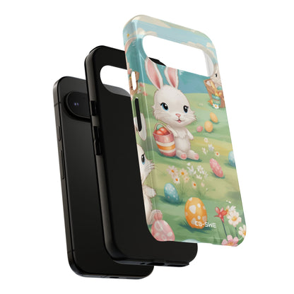 Bunnies Hunt Eggs - Google Pixel Case