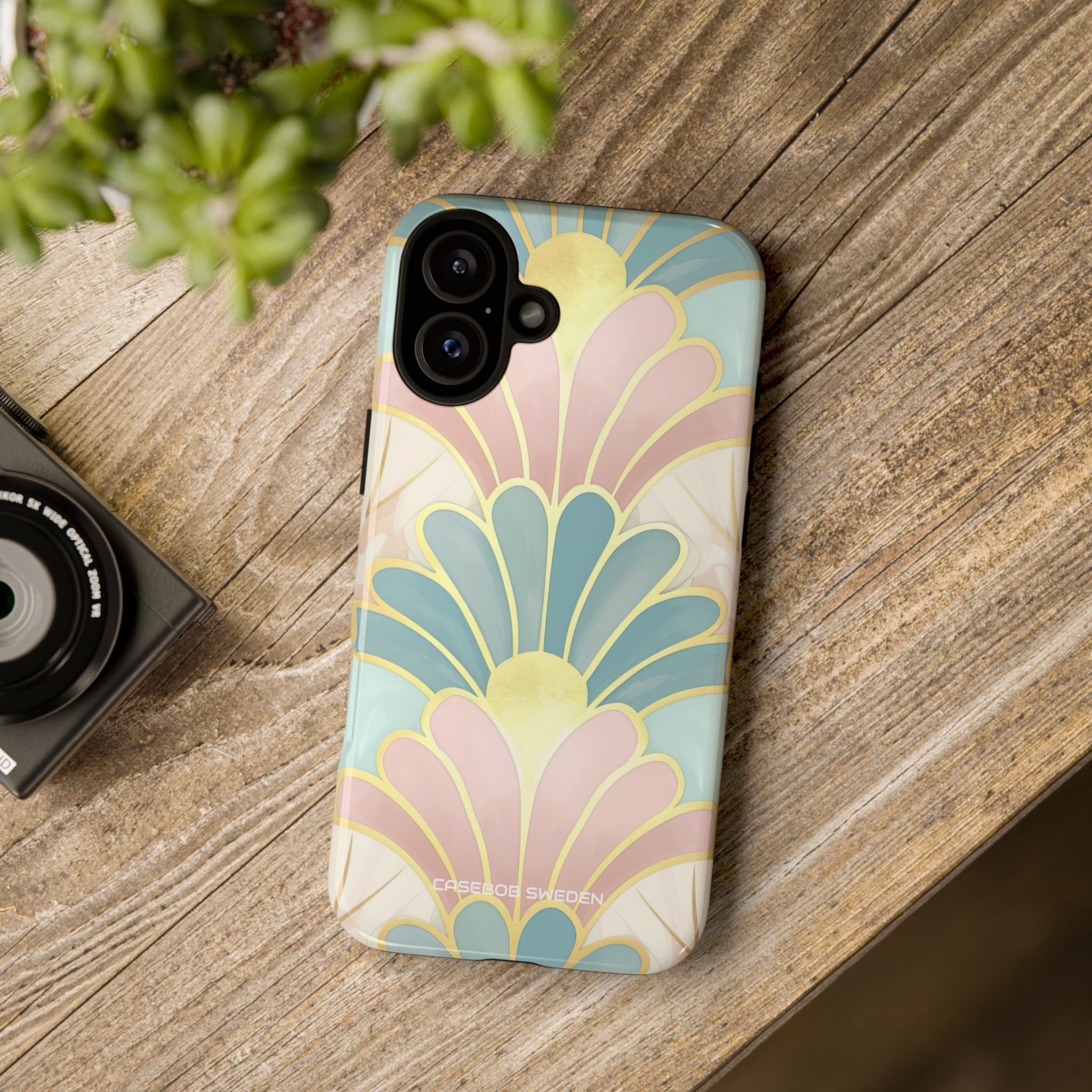 Pastel Deco Elegance - Tough iPhone 16 Phone Case