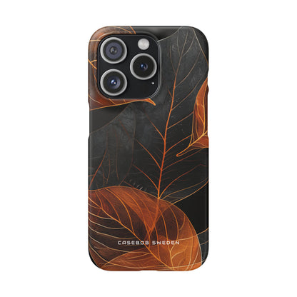 Autumn Leaf Elegance iPhone 15 - Slim Phone Case