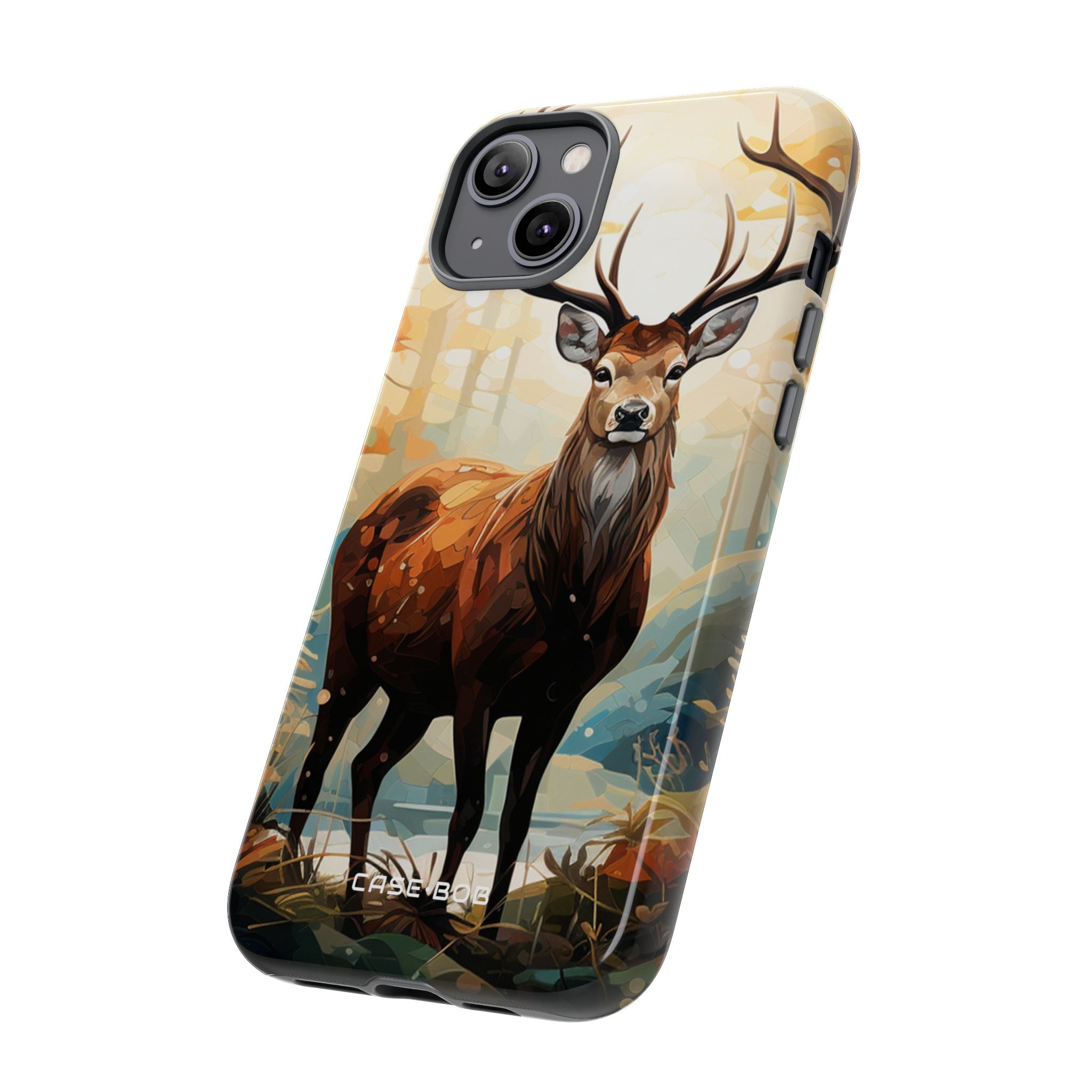Glowing Stag iPhone 14 Plus Case - Tough