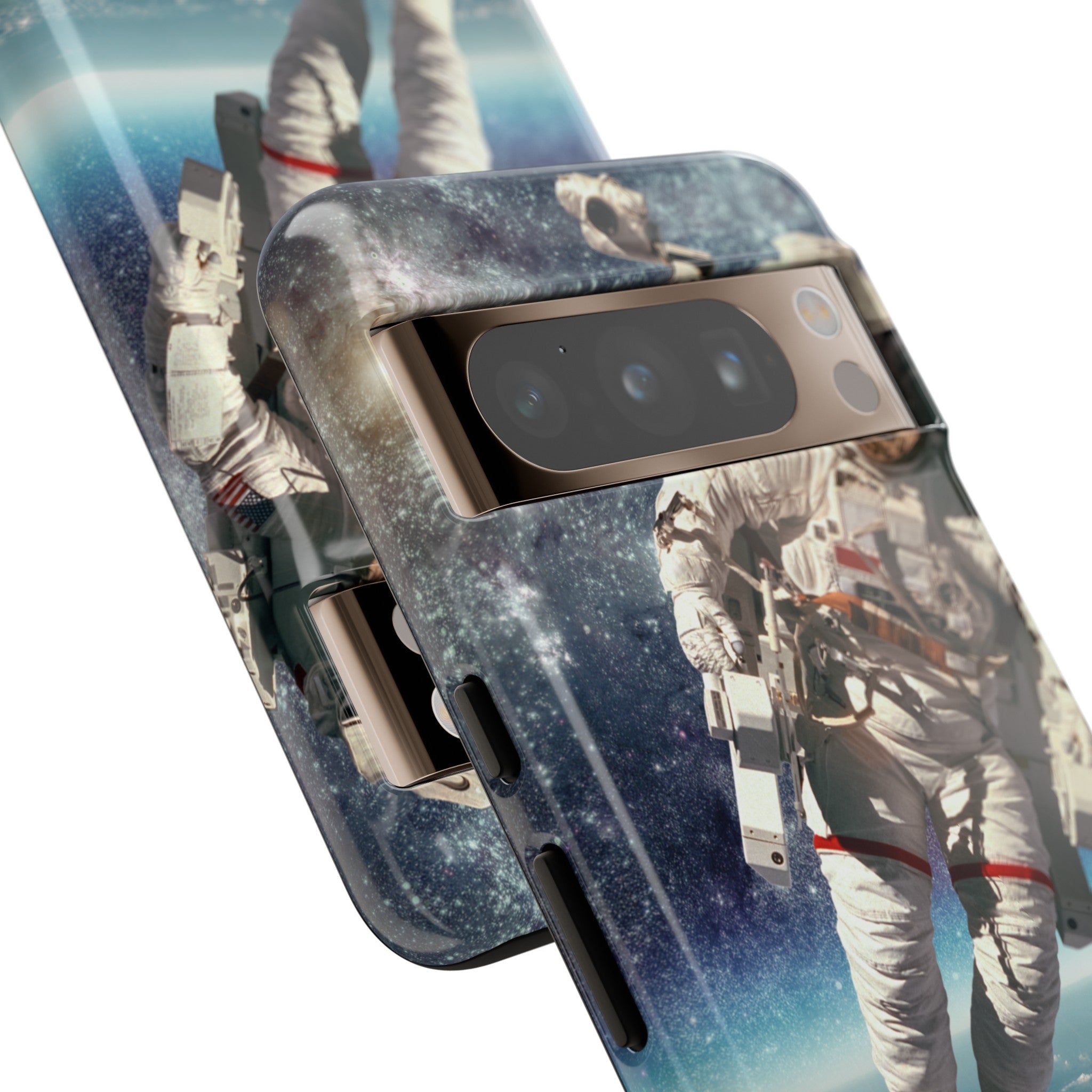 Astronaut in outer space - Protective Phone Case