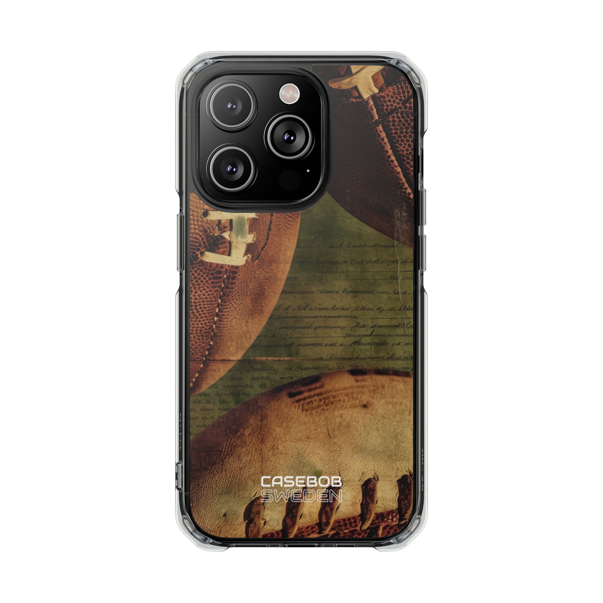 Texture da calcio vintage iPhone 14 - Impact Clear+