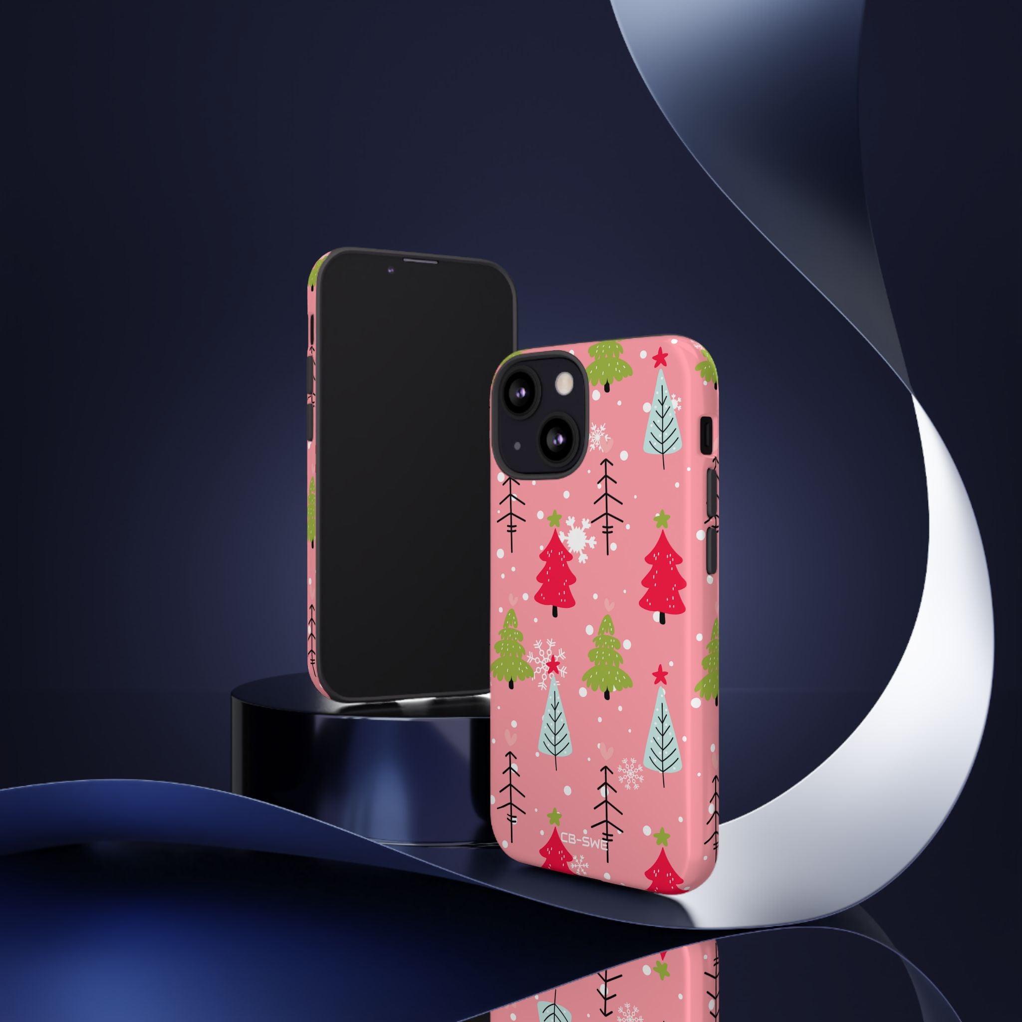Festive Trees Dance - iPhone Case