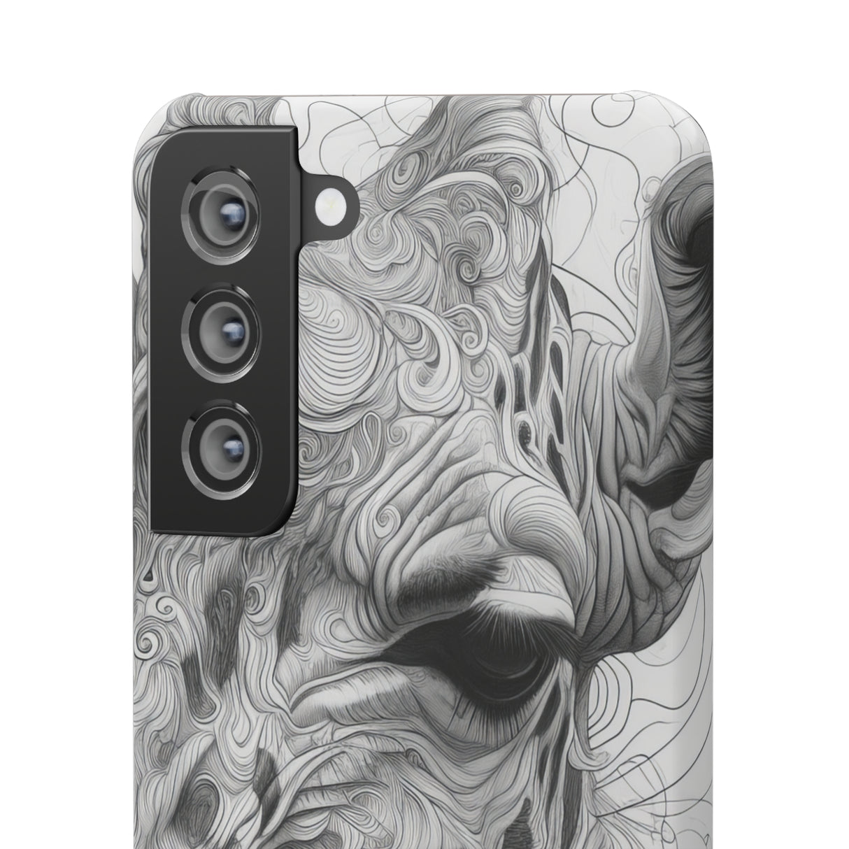 Monochrome Giraffe | Slim Phone Case for Samsung