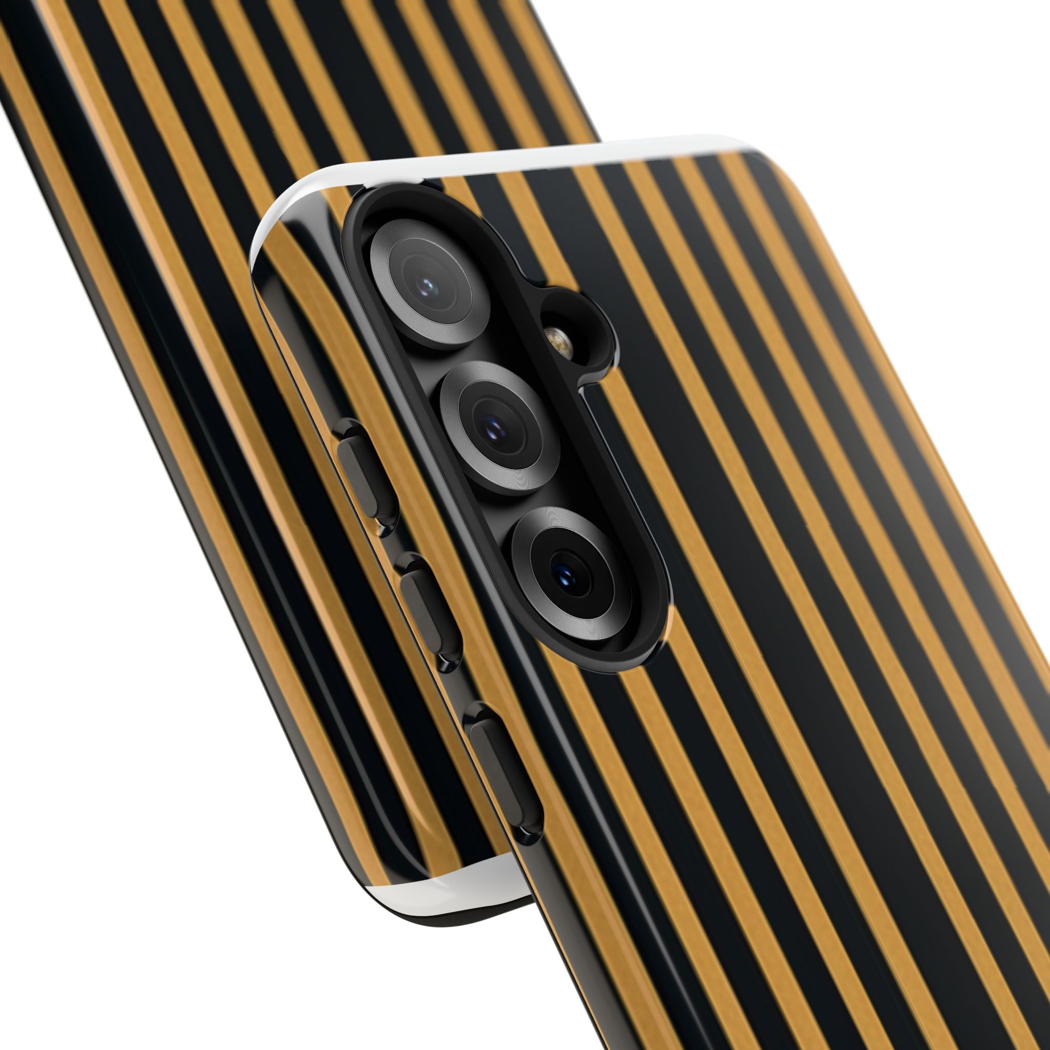 Golden Stripes Samsung S25 Plus Case - Tough