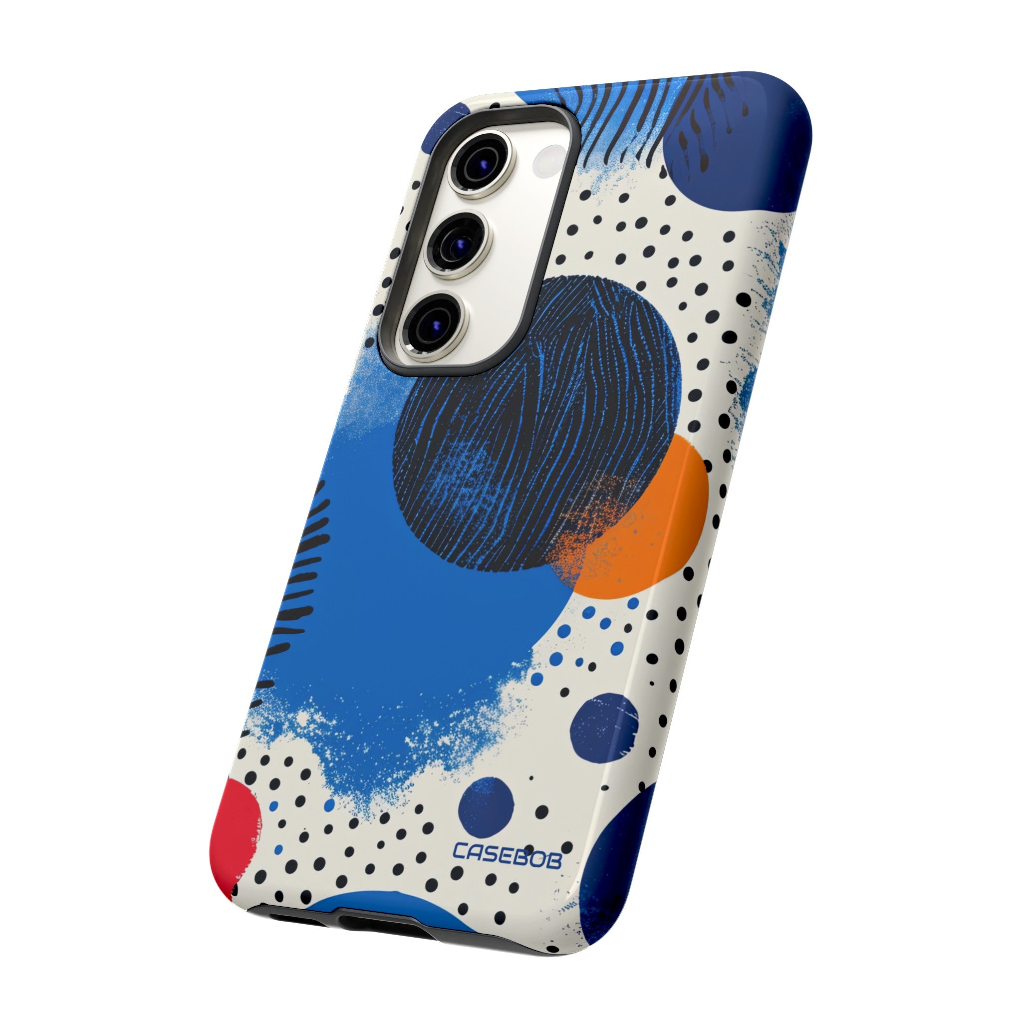 Blue Tranquil Geometry - Protective Phone Case