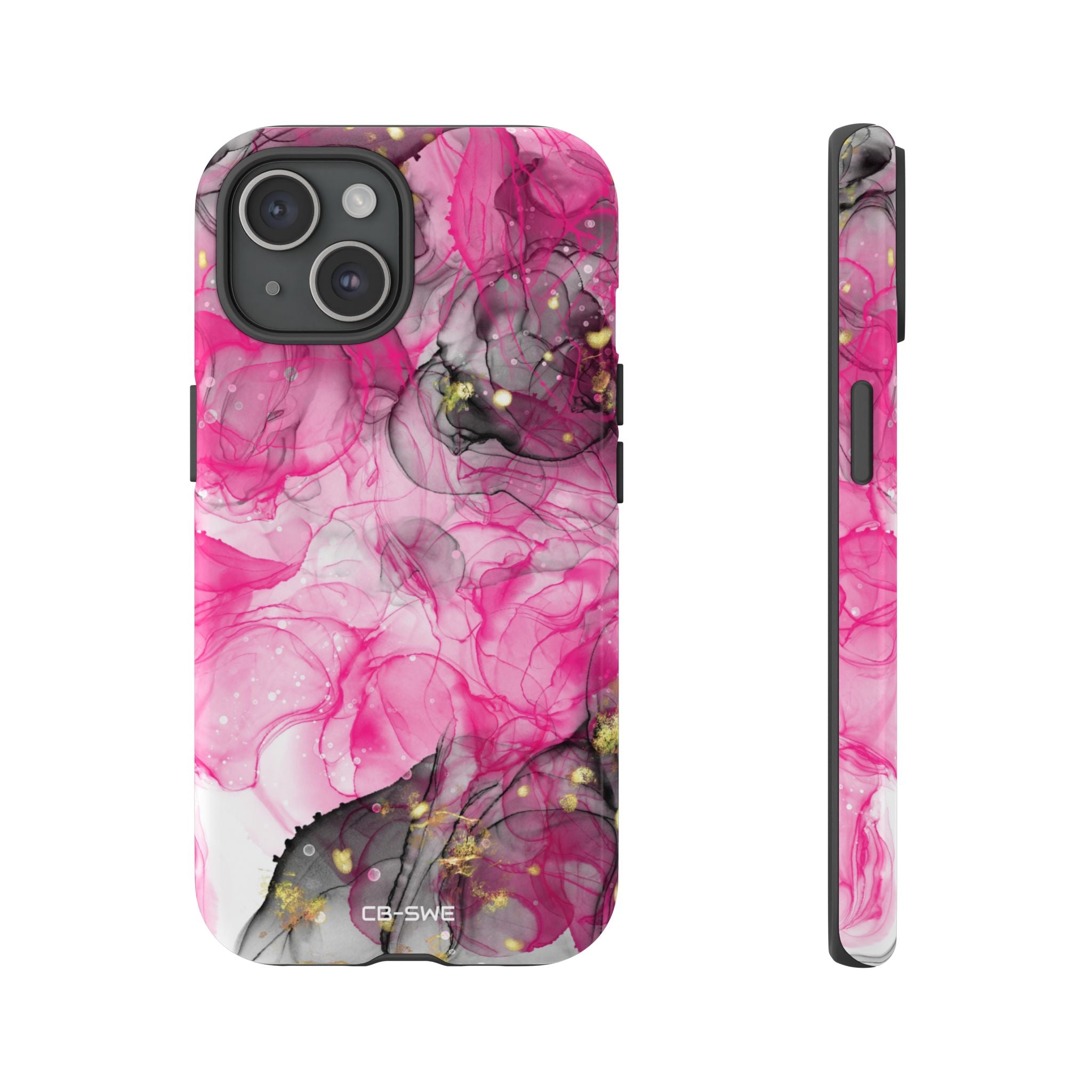Vibrant Pink Swirls - iPhone Case