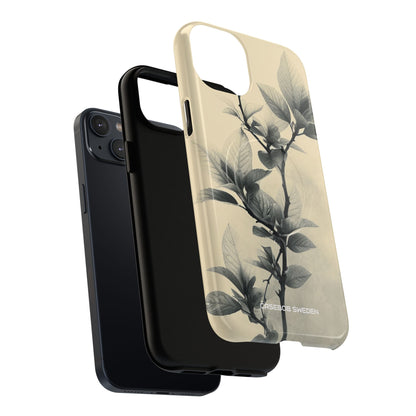 Beige Branch Art - Tough + MagSafe® iPhone 14 Phone Case