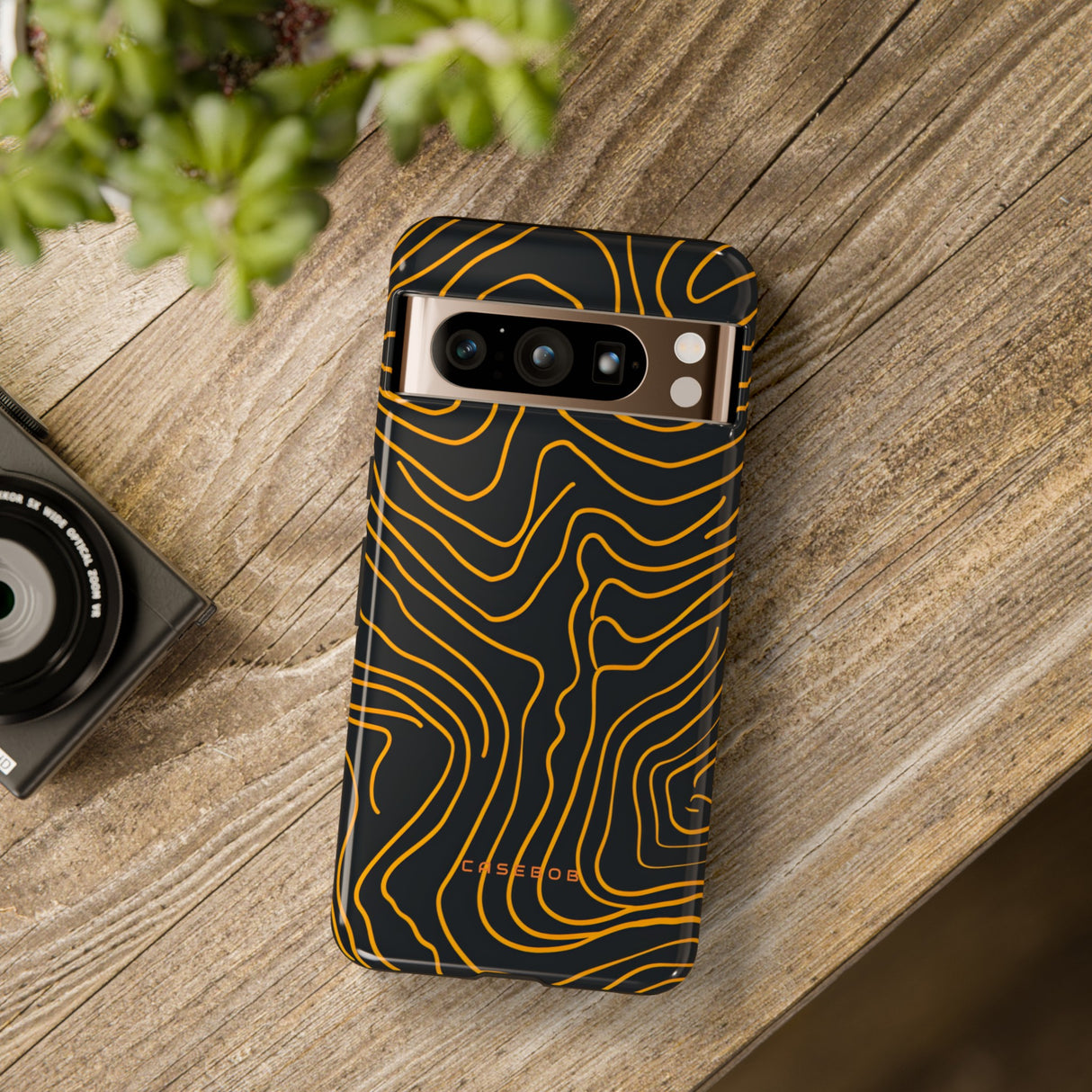 Linear Yellow Chic - Protective Phone Case