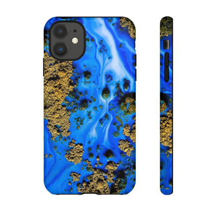 Blue River Ink Art iPhone Case (Protective) iPhone 11 Glossy Phone Case