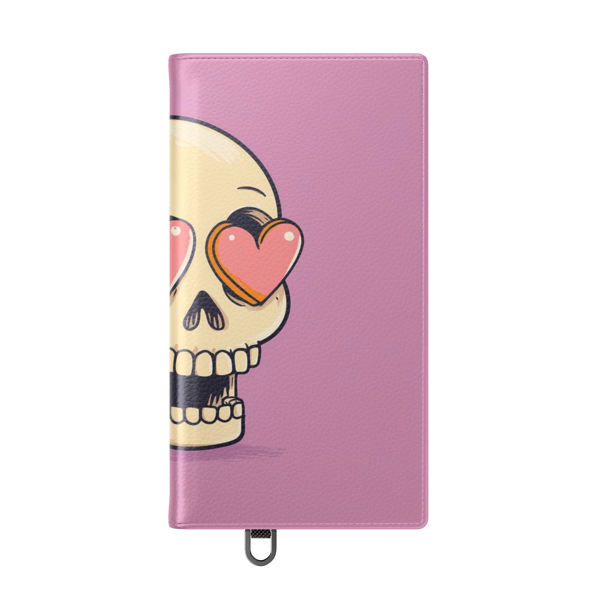 Heart Eyes Skull - Samsung S24 Ultra Case - Wallet
