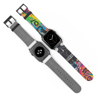 Neon Skull Burst - Watch Band