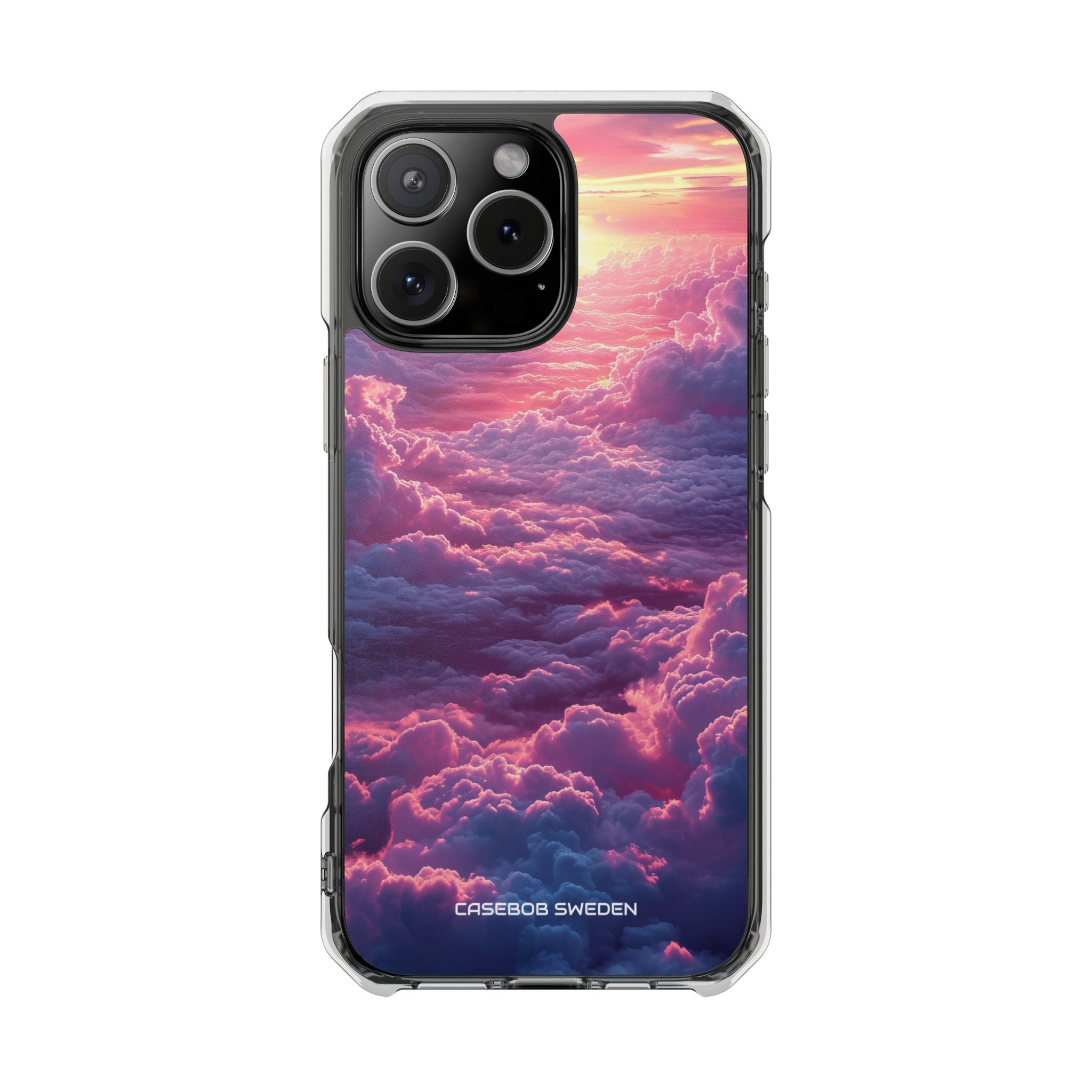 Pink Purple Clouds - Clear Impact iPhone 16 Phone Case