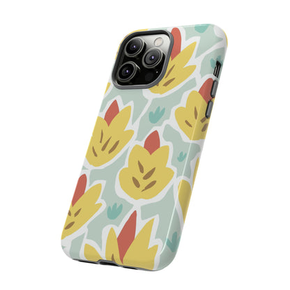 Summer Yellow Happy Flower - Protective Phone Case