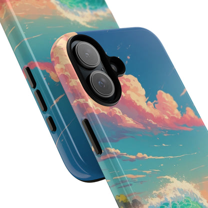Waves Embrace Sunlight - iPhone Case
