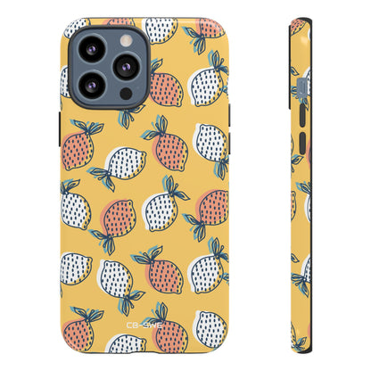 Lemons Dance Playfully - iPhone Case