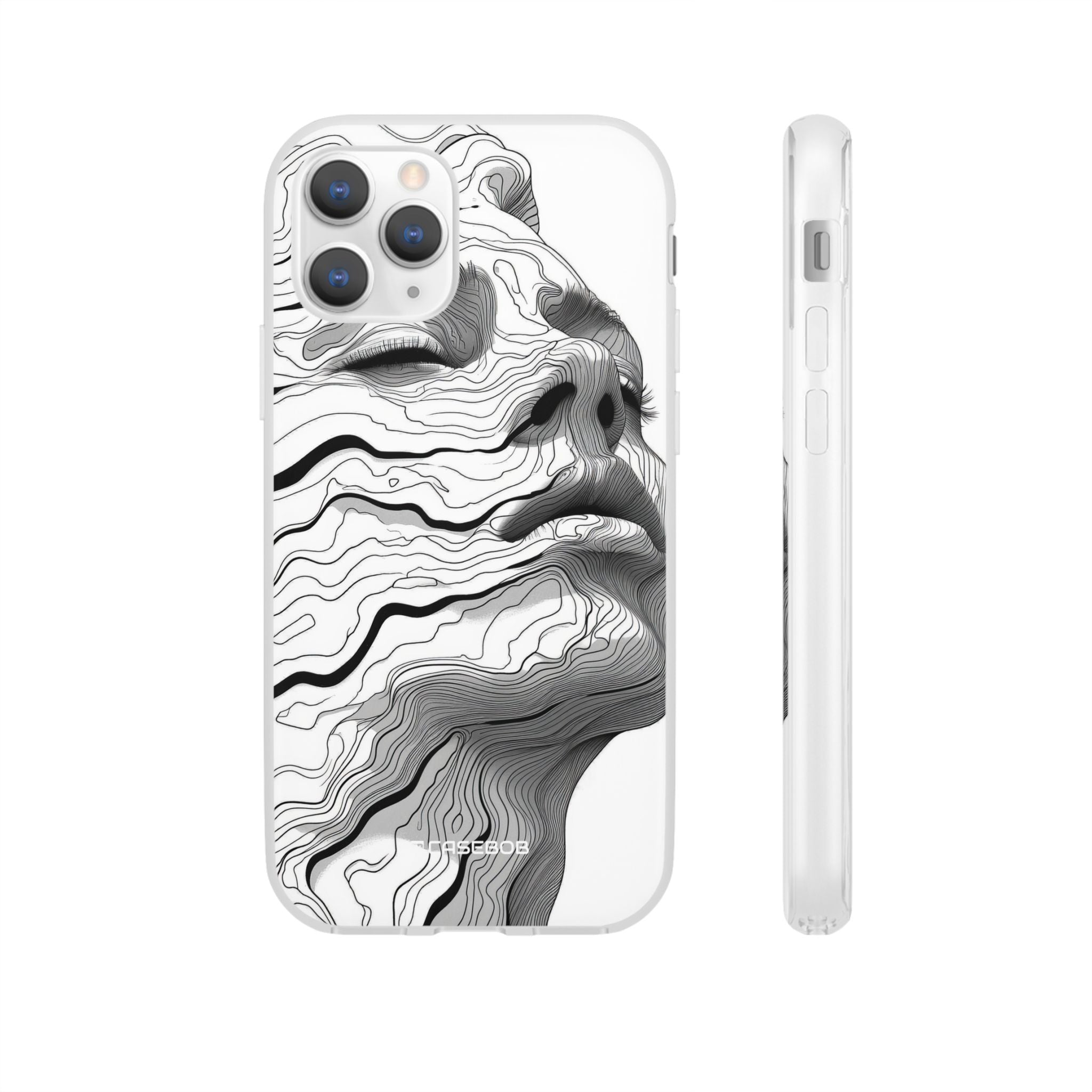 Topographic Serenity | Flexible Phone Case for iPhone