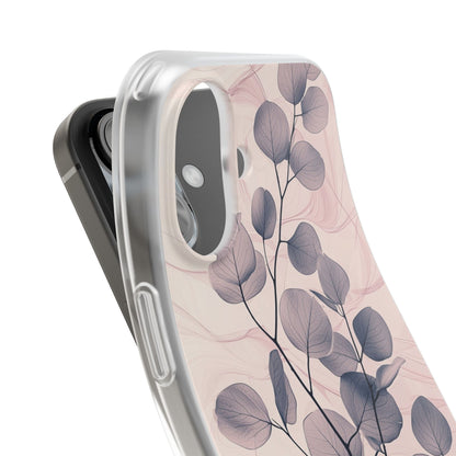 Veined Leaf Whisper iPhone 16 Case - Soft