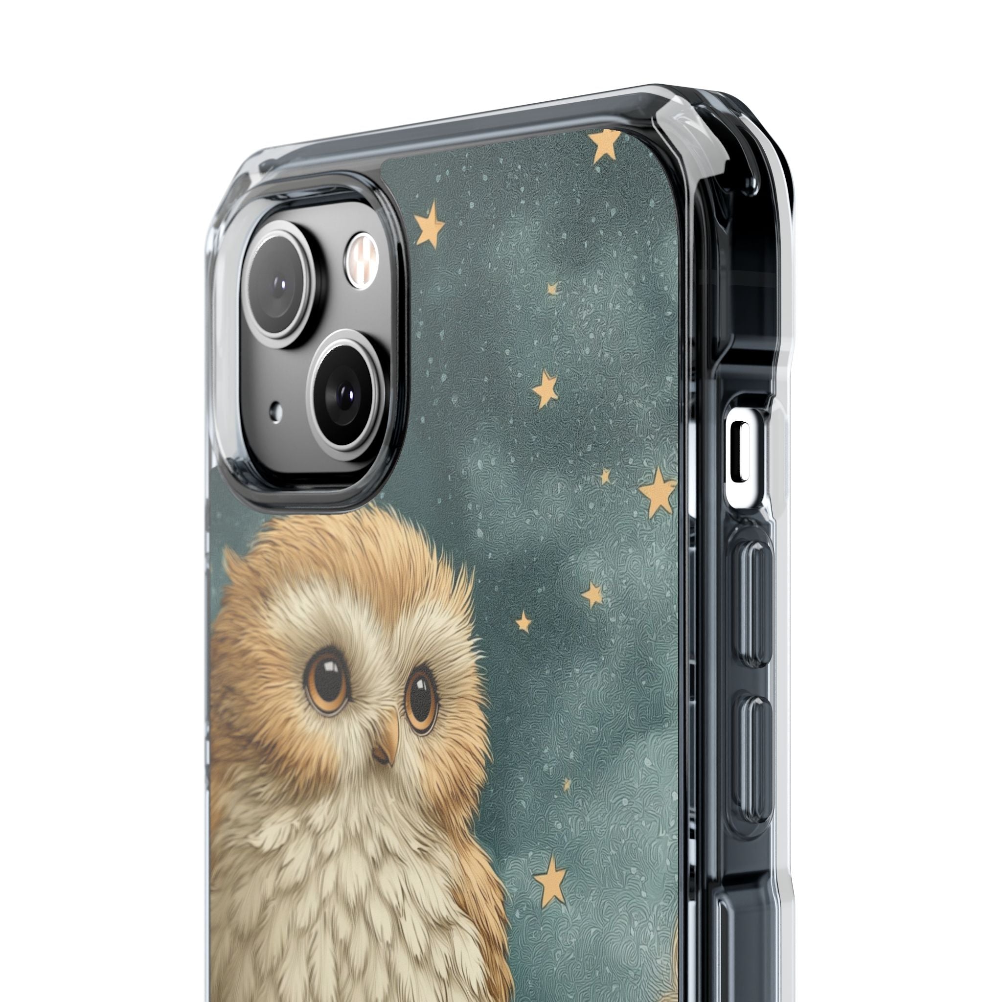 Owls Nestle Moon iPhone Case - Impact