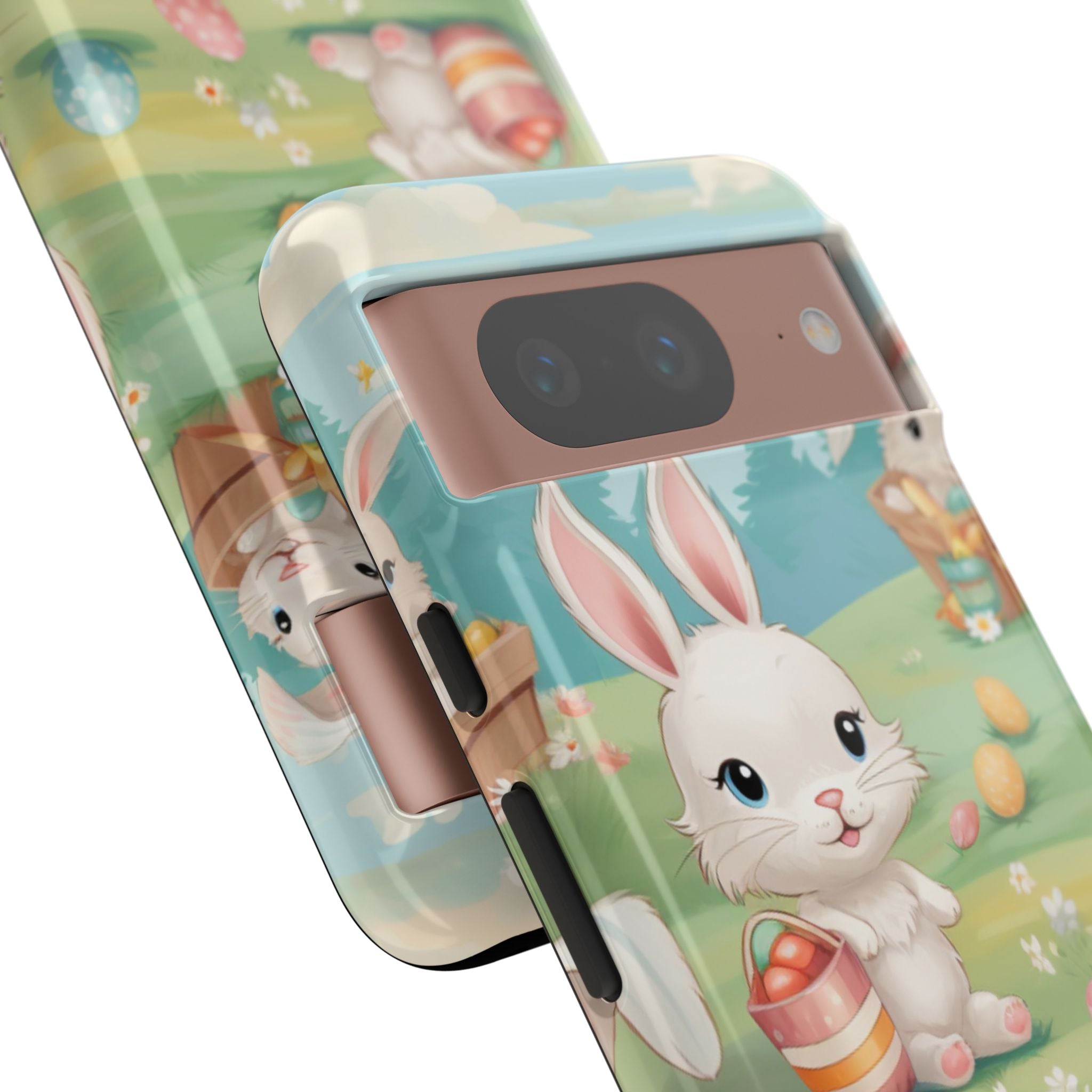 Bunnies Hunt Eggs - Google Pixel Case