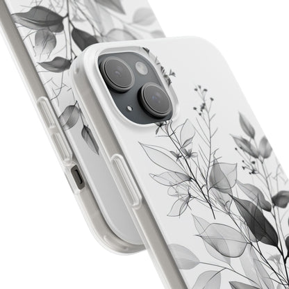 Botanical Line Harmony iPhone 15 - Flexi Phone Case